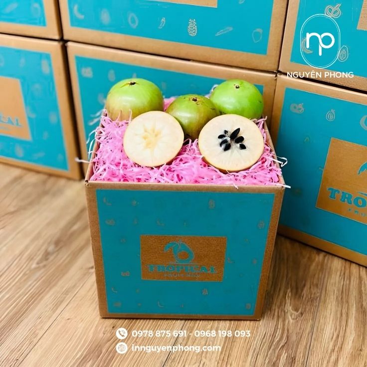 Thùng carton đựng vú sữa đẹp